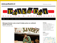 Tablet Screenshot of polkadot.nl